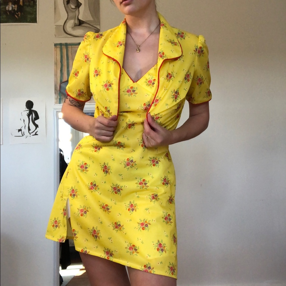 Vintage slip dress 60-70s